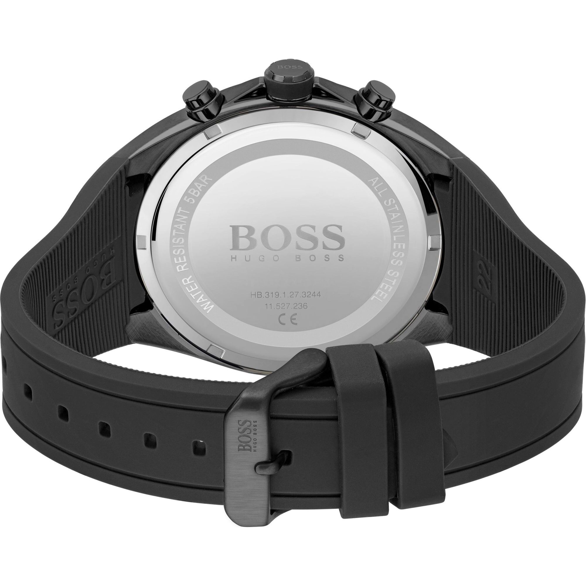 Reloj Hugo Boss 1513859 Hombre Analogico Cuarzo con Correa de Silicona