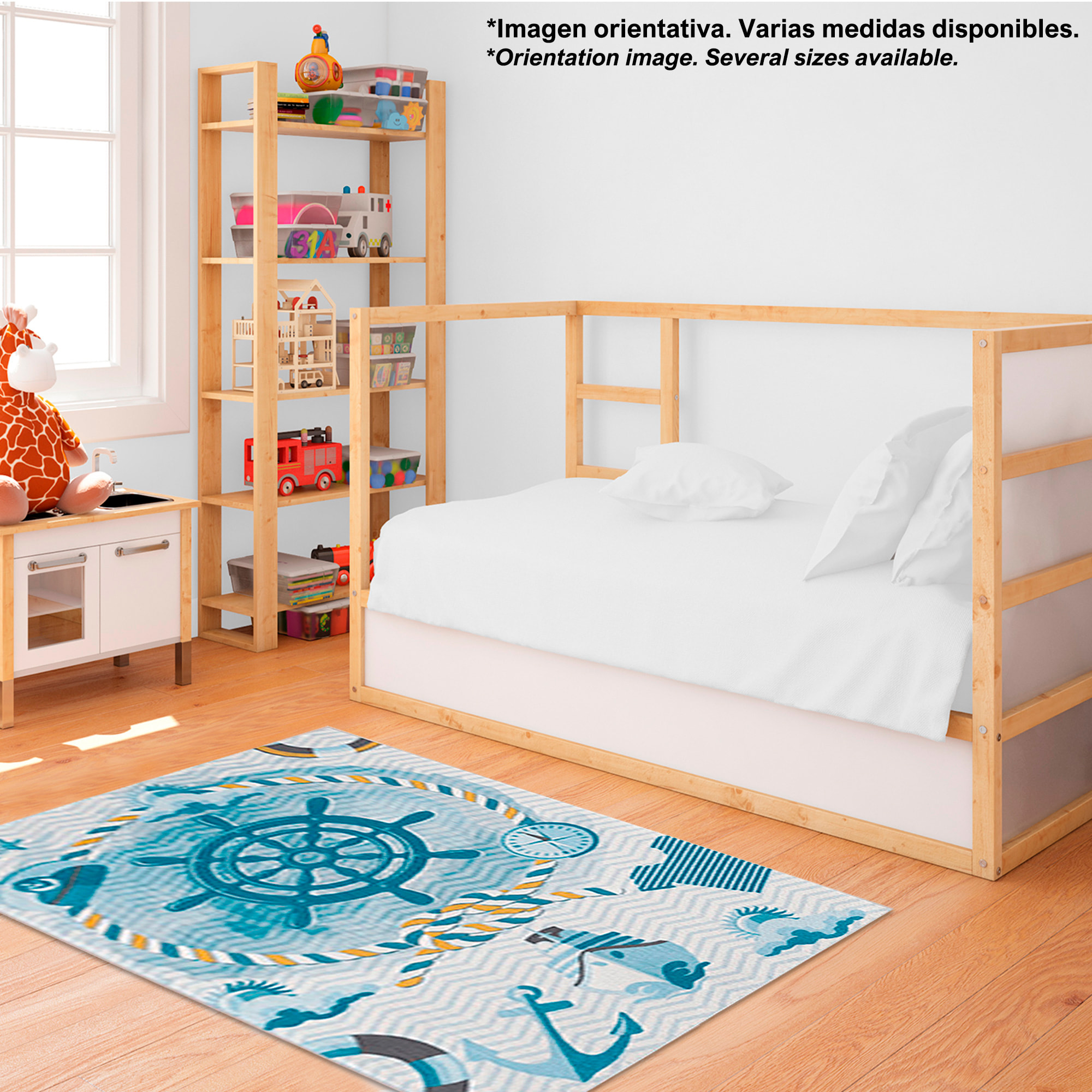 Alfombra infantil de Poliester estampada 180 x 280cm