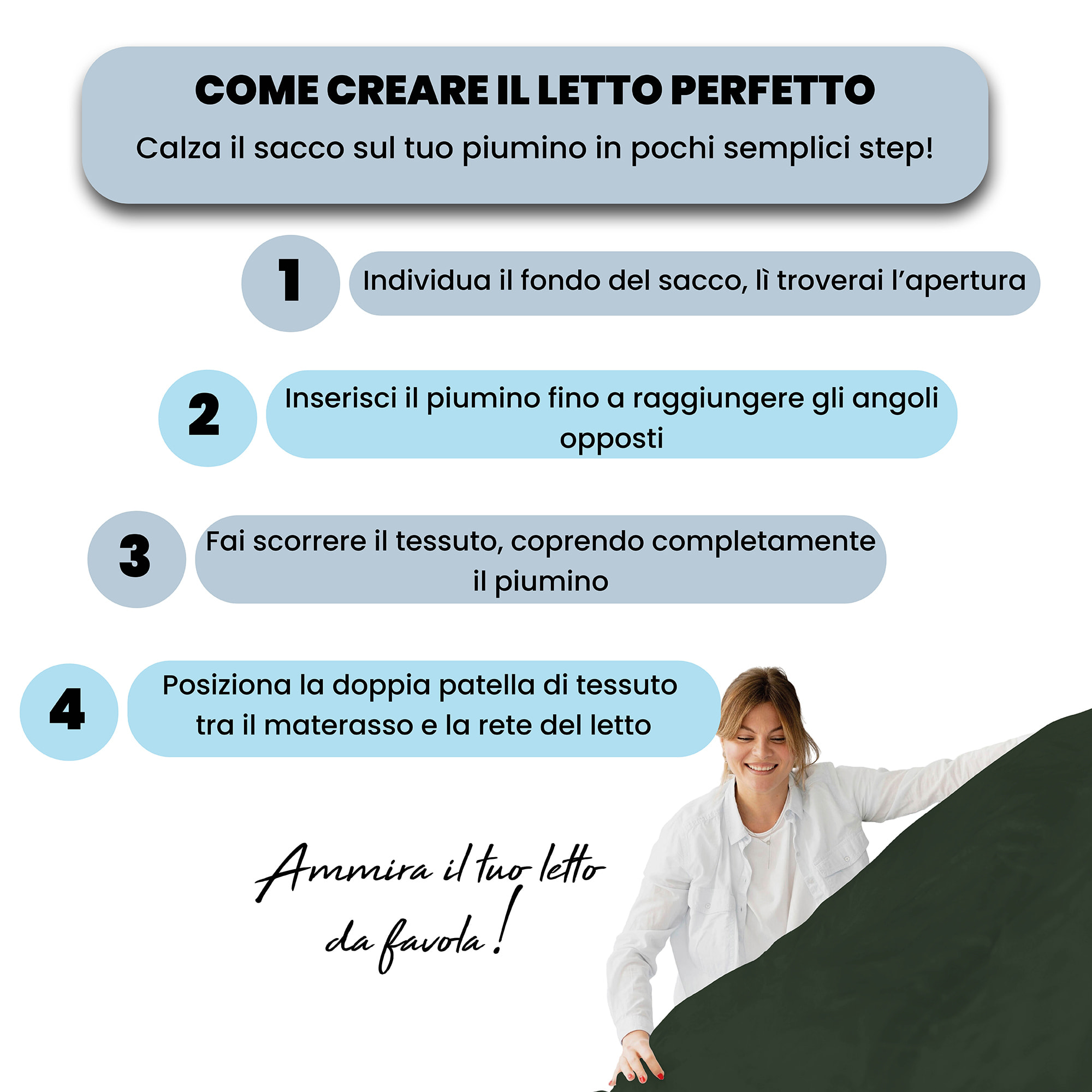 PARURE COPRIPIUMINO NATURAL COLOR MATRIMONIALE - 100% COTONE MADE IN ITALY