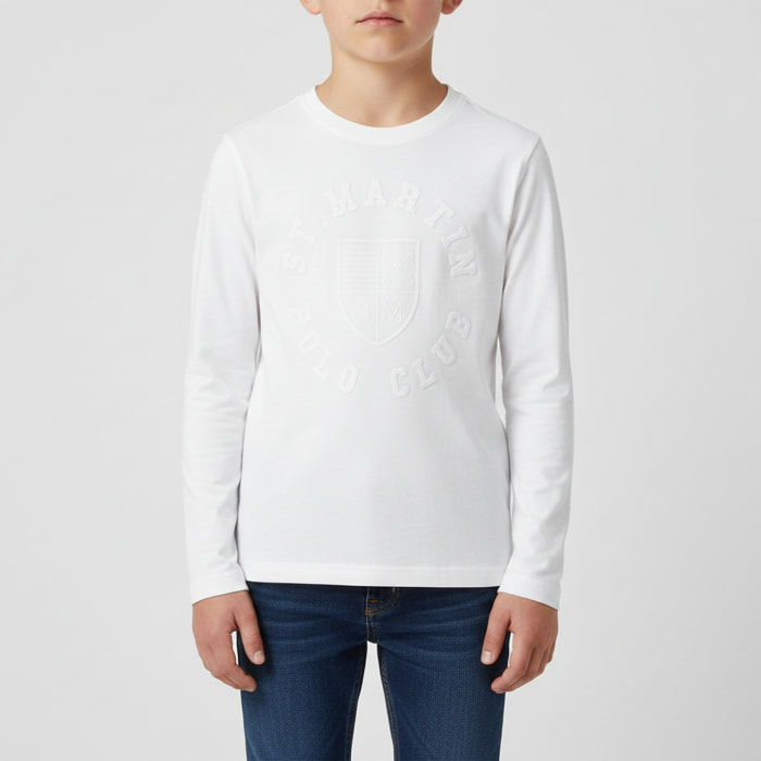 T-shirt con stampa logo