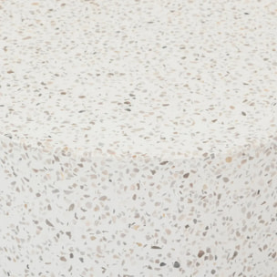 Table d'appoint de jardin "Timandra" D. 35 x H47cm en terrazzo