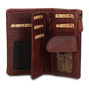 Portafoglio da uomo in vera pelle - Modello Caspian Lux - 9.5 x 15.5 x 3.0 cm