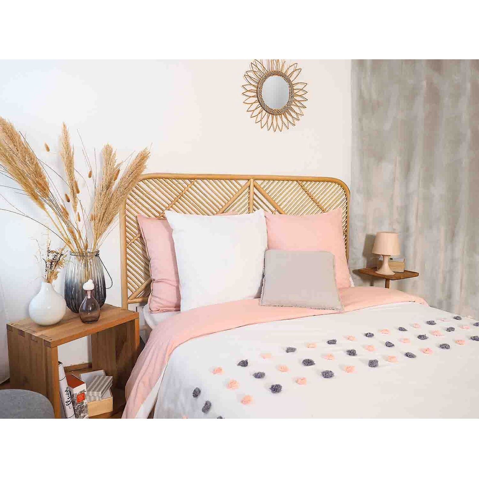 Parure Housse De Couette 3pcs 100% Coton 57 Fils Poupie