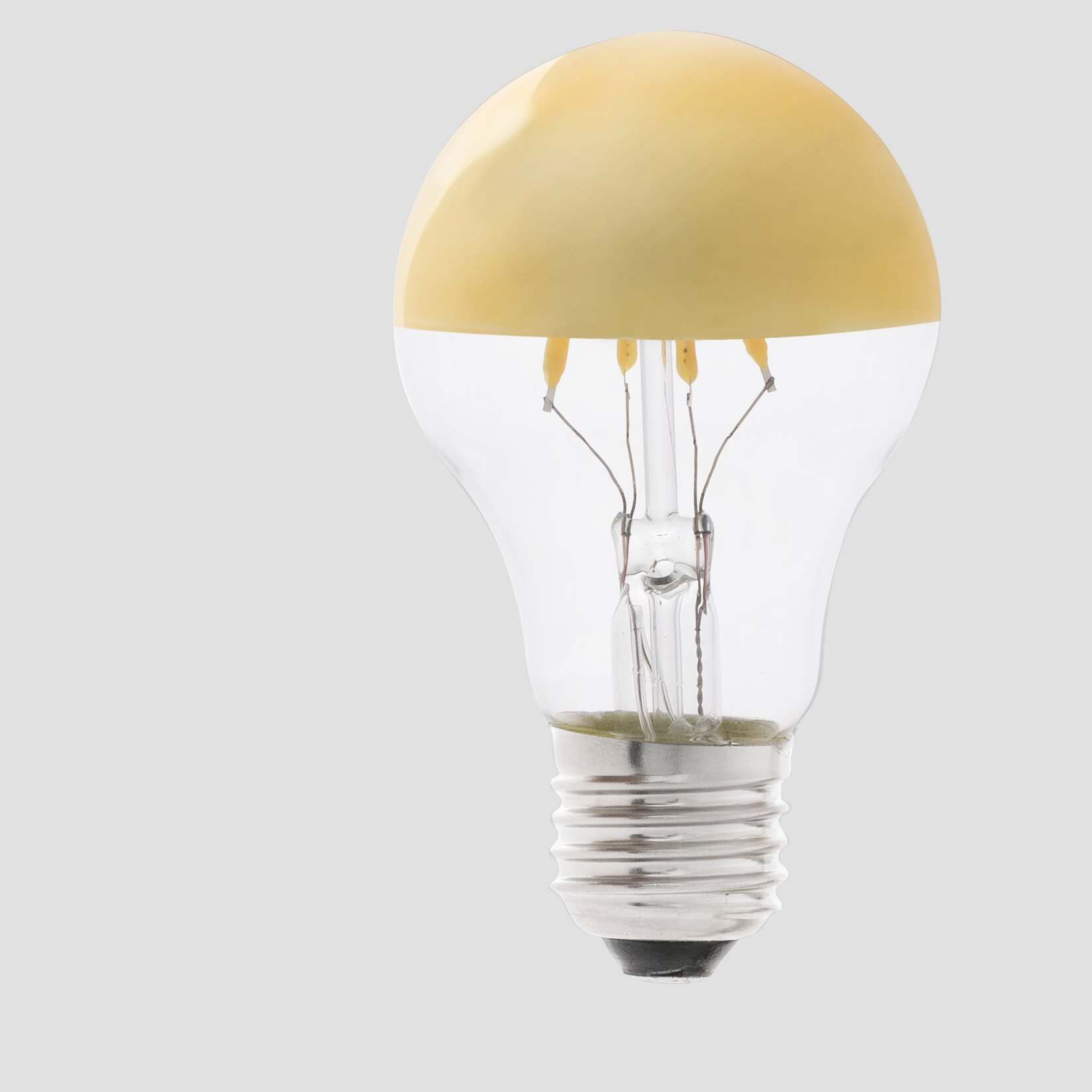 Lampadina A60 MIRROR GOLD E27 4W 2700K