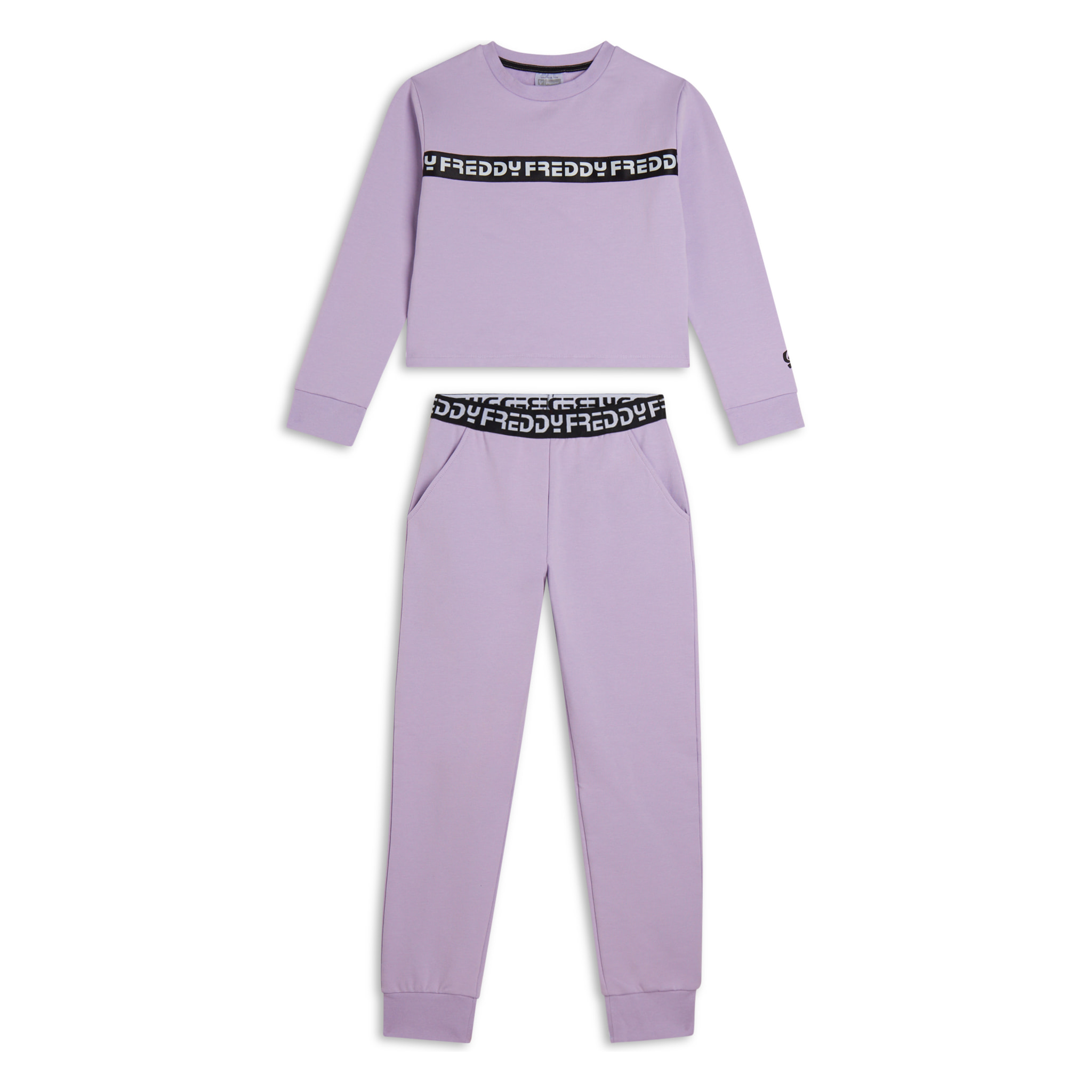 Tuta Bambina girocollo con bande jacquard FREDDY