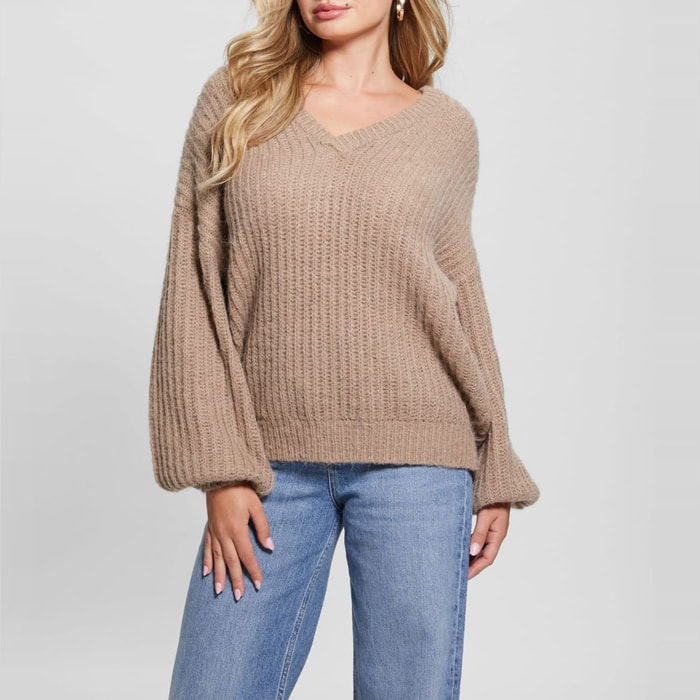 Pull Nara - beige foncé
