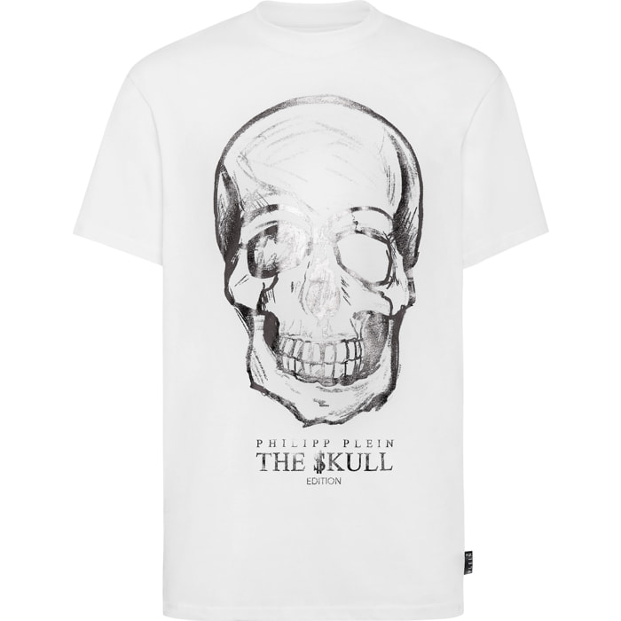 PHILIPP PLEIN Camiseta de cuello redondo y manga corta SKULL