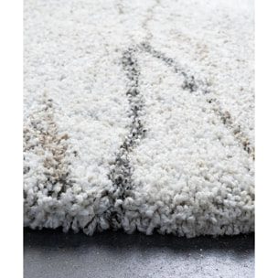 Tappeto Stile Moderno Grigio Crema