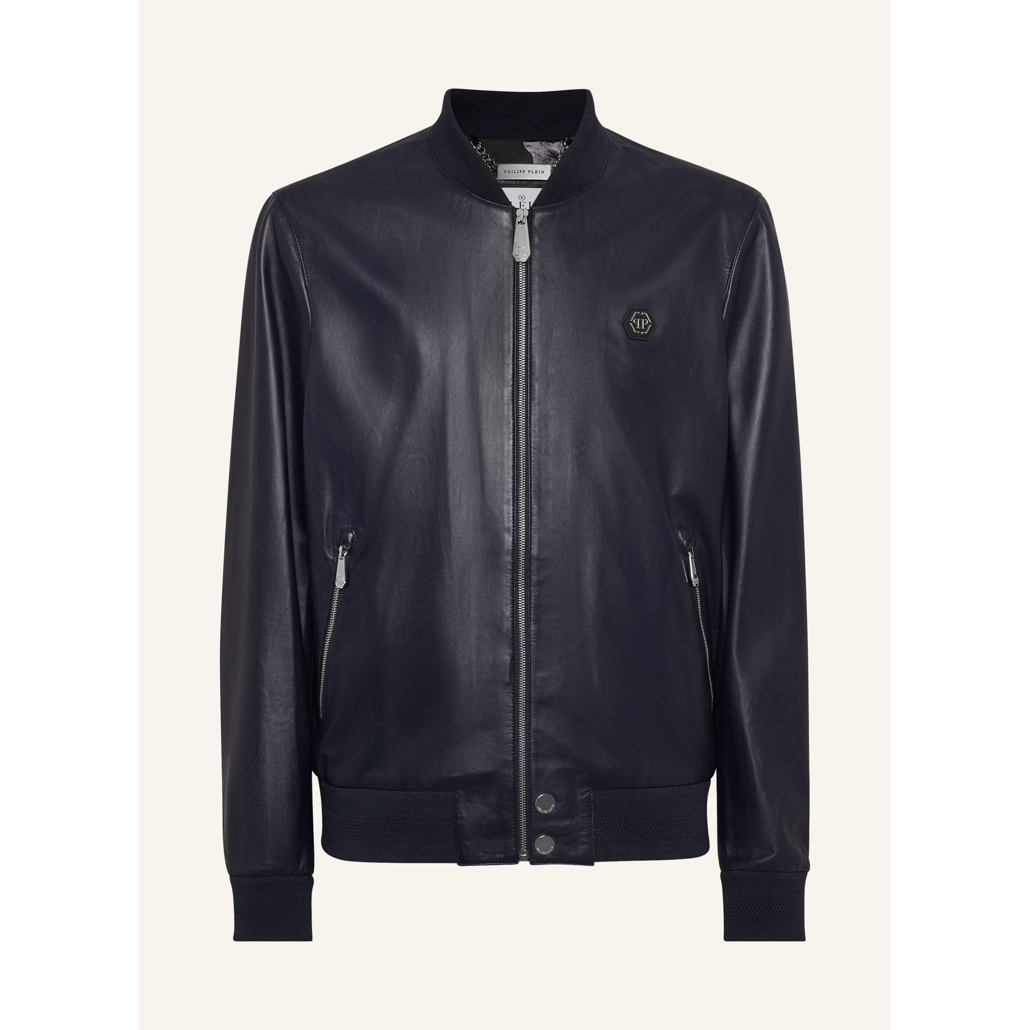 PHILIPP PLEIN Leather Bomber