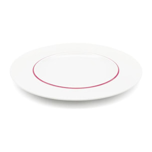 6 assiettes à dessert 22cm ligne