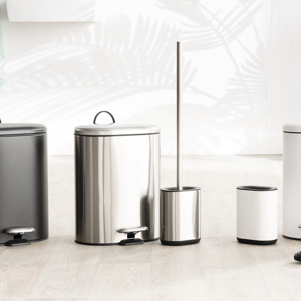 Poubelle soft close métal 6L "Siliflex" inox