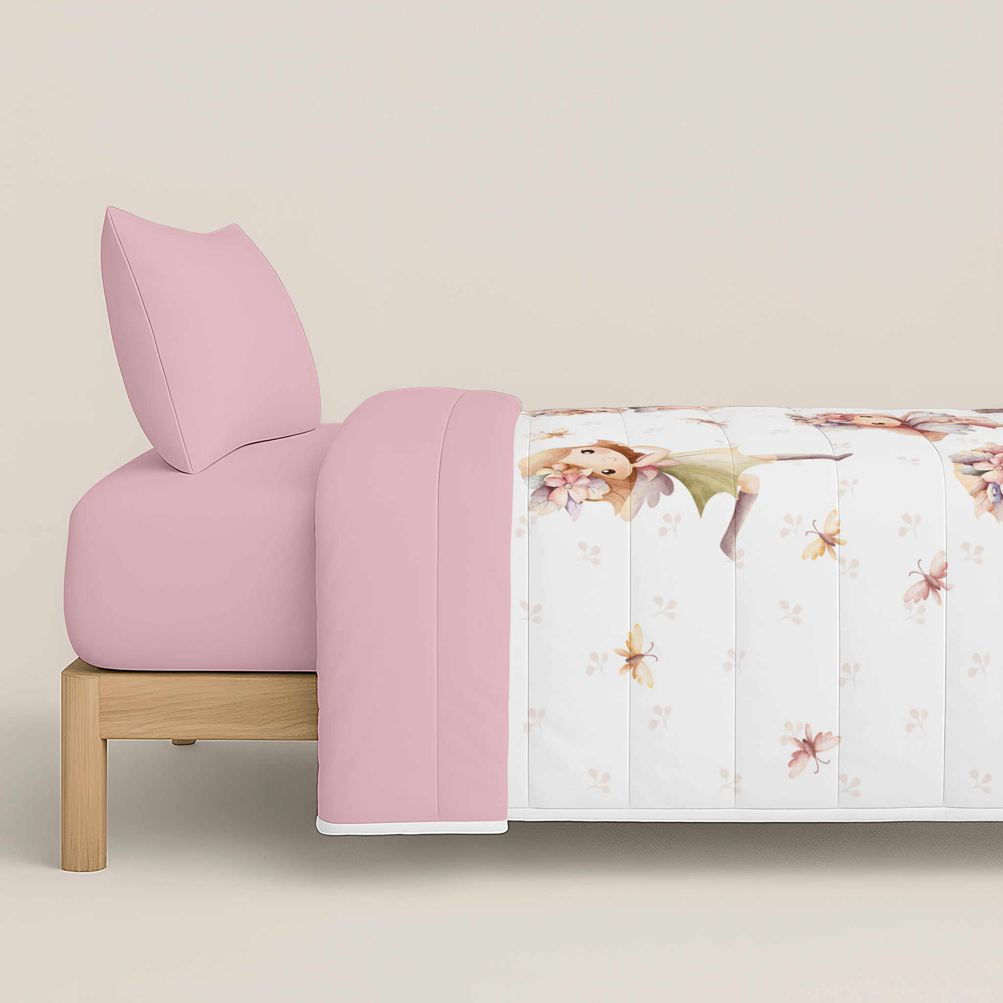 Edredón Nórdico Estampado - Infantil - 100% Poliéster Microfibra - 300 gr/m² con Tacto Pluma - Wings