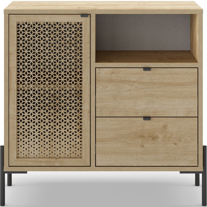 Buffet 1 porte et 2 tiroirs - CORTO