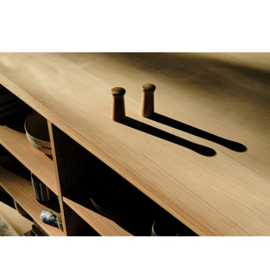 Set de salières et poivrières Kit 7 cm Chêne