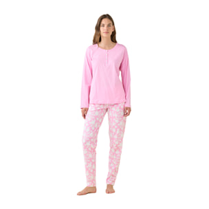 Pigiama donna estivo in cotone articolo floret. Noidinotte