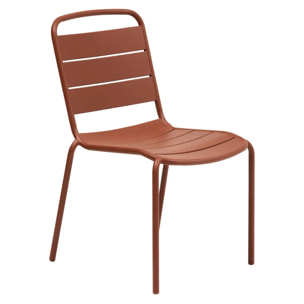 Chaise de jardin empilable Alegoria acajou