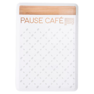 Plateau 30x22cm "Scandinave Nature" blanc