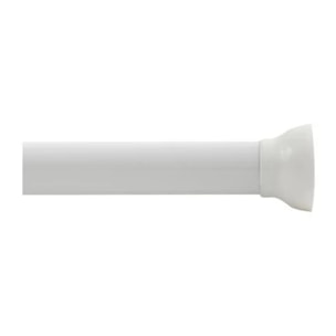 Spirella Barre tringle pour rideau de douche ou baignoire extensible sans perçage en Alu MAGIC 125-220cm Blanc