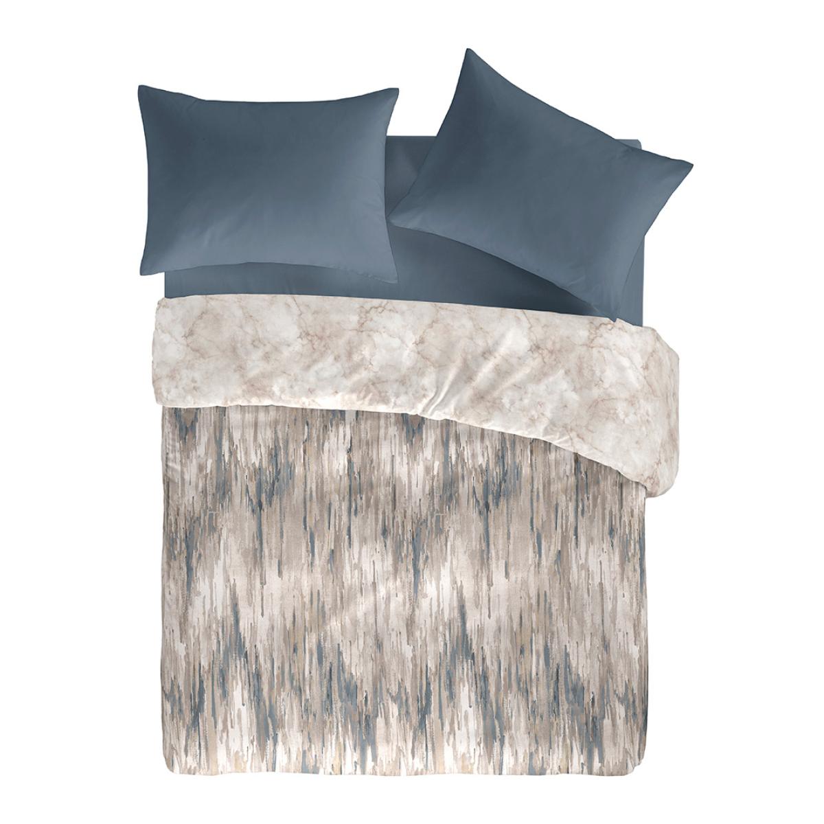 Housse de couette KANNO en coton percale - denim - vendue seule