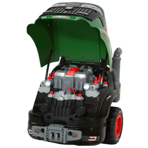 Camion mécano 2 en 1 - jeu d'imitation mécanicien - nombreux accessoires total 60 pièces et effets