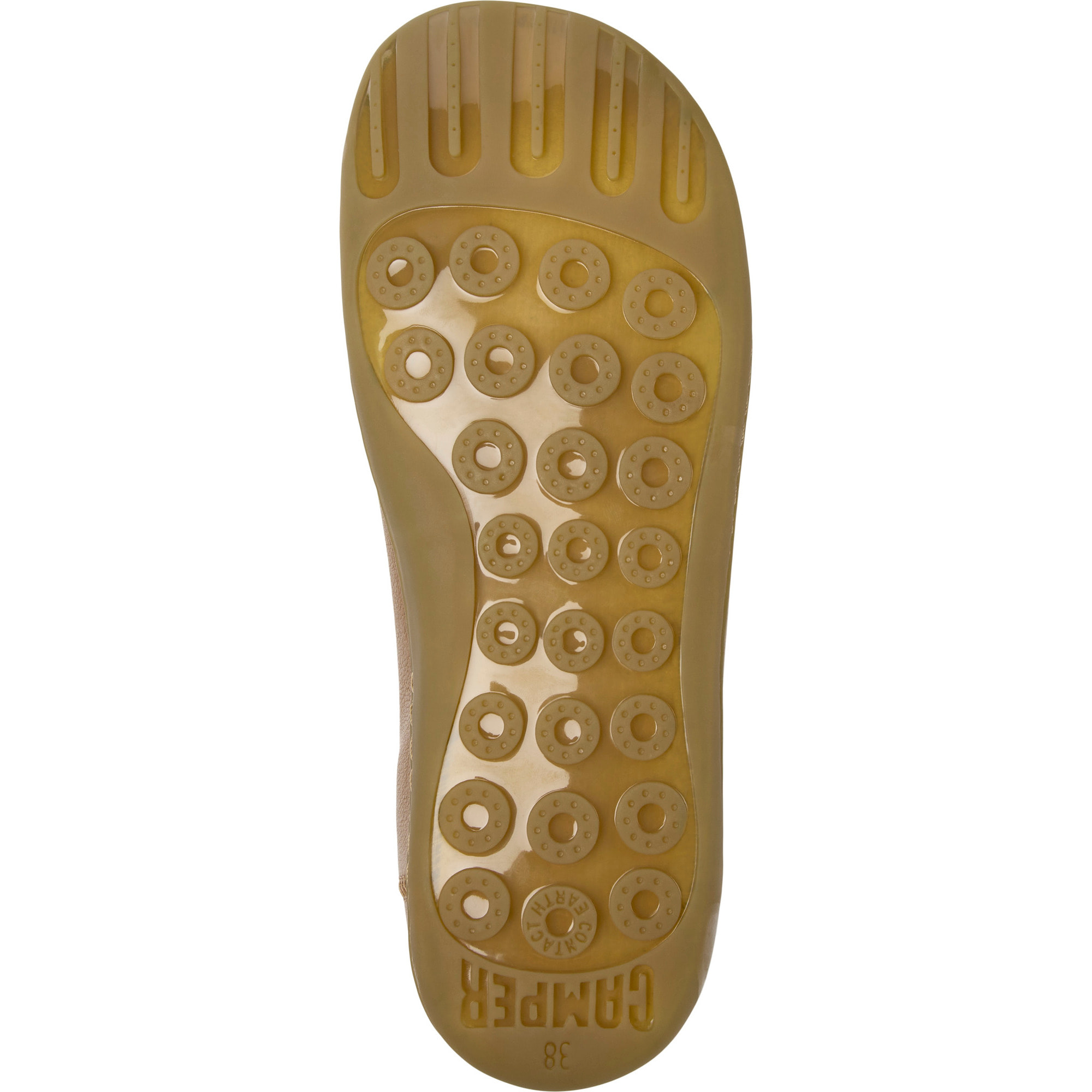 Sneakers - CAMPER Peu Cami - Marrone - Pelle liscia