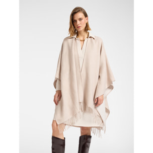 Elena Mirò - Capa reversible con monograma - Beige