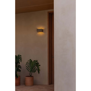 GROT 600 Lampada paletti muro grigio 3000K