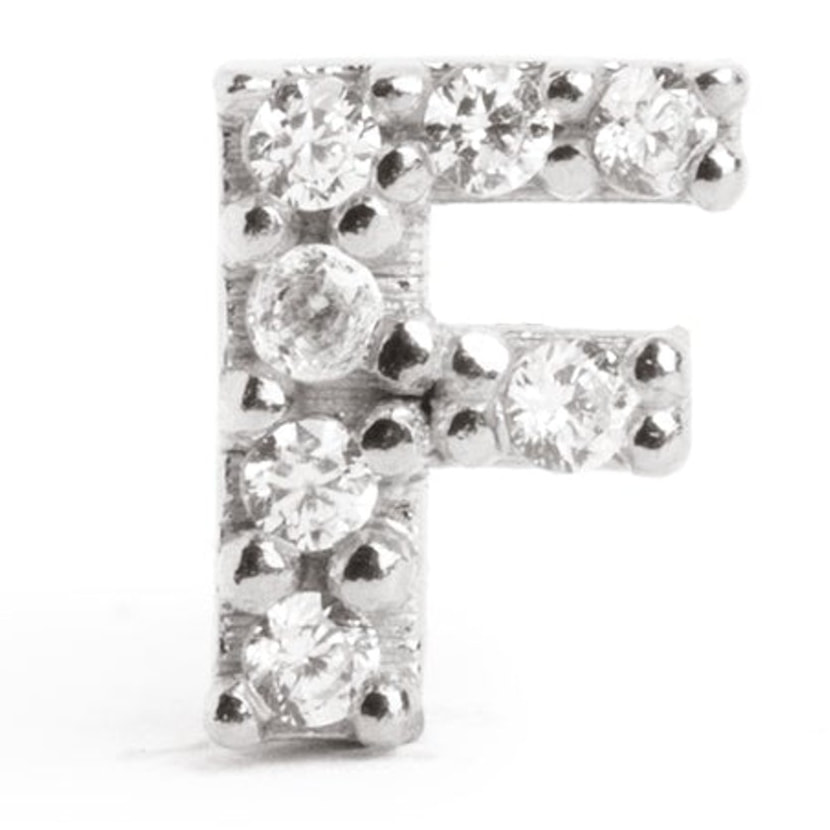 Pendiente Suelto Letter Sparks Plata