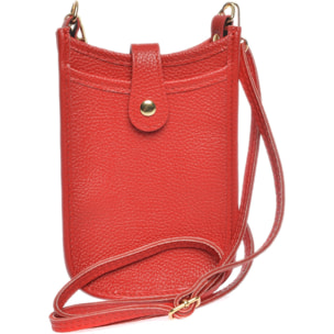 Borsa a spalla Anna Luchini Rosso