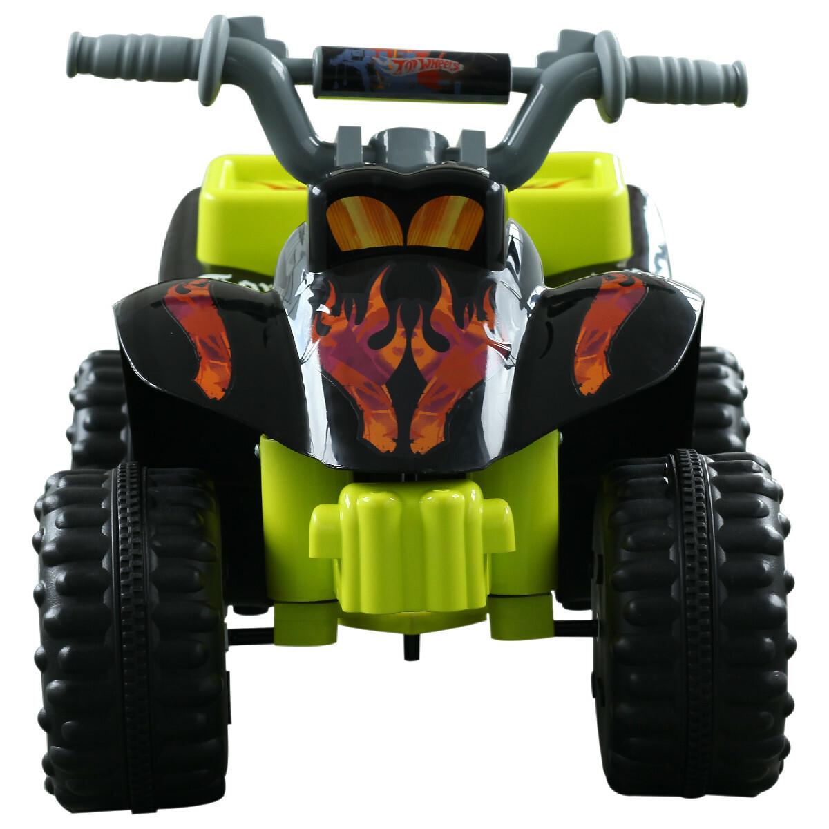 Voiture 4x4 quad électrique multifonctions 65L x 43l x 43H cm enfants +3 ans noir et jaune