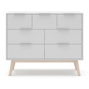 Cómoda Numa Blanco - Oak Soft