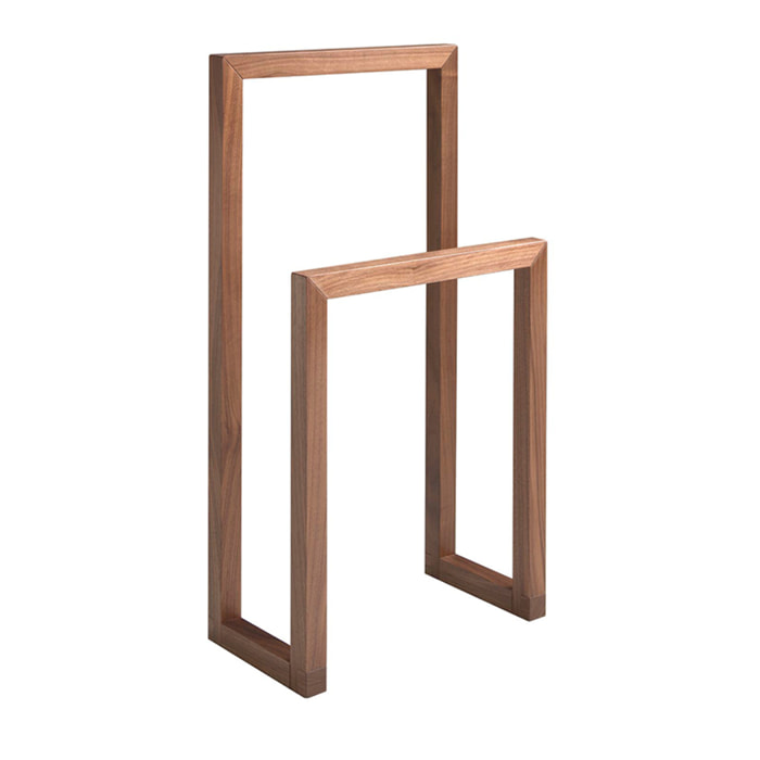 Galán de noche Angel Cerdá en madera maciza de nogal 48x25x90cm