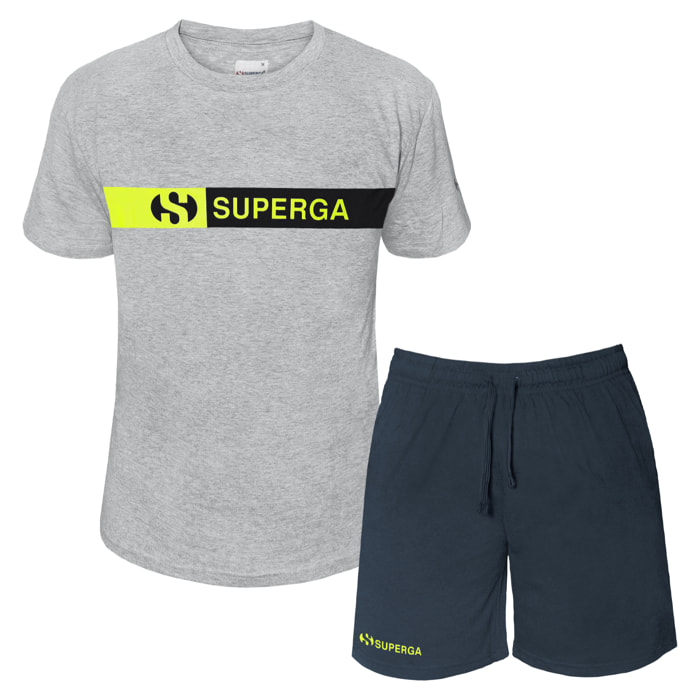 Completo Uomo SUPERGA Corto Cotone Jersey