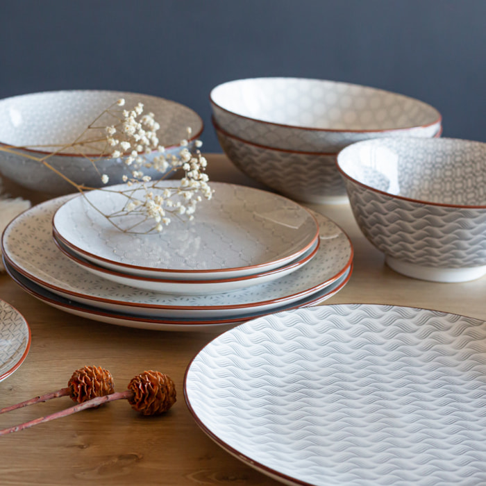 Lot de 6 bols médiums, SLOW