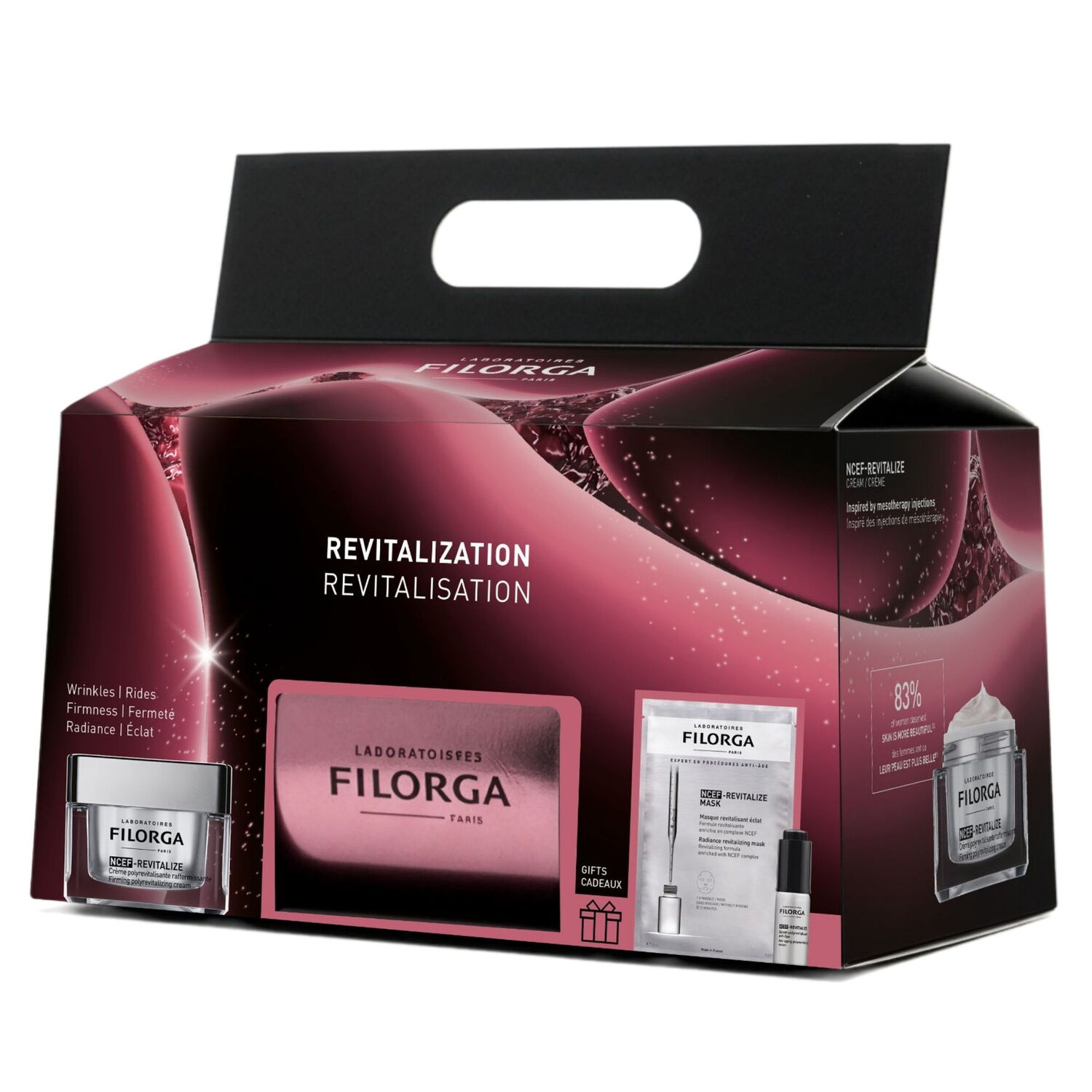 Ncef-Revitalize - Coffret Ncef-Revitalize Crème 50ml + Ncef-Revitalize Sérum 5ml + Ncef-Revitalize Sheet Mask 20ml