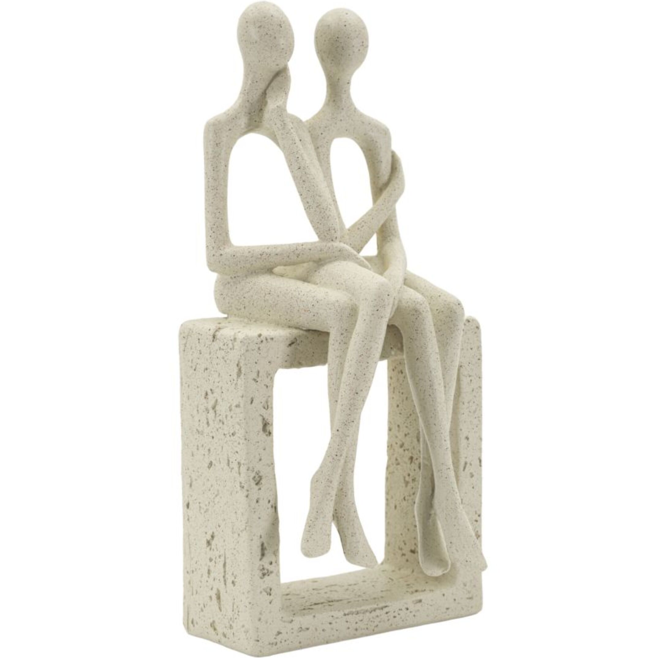 STATUETTA COPPIA STONS CM 11,5X9X25