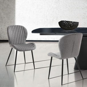 Oresteluchetta Set 4 Sedie ARLES GREY