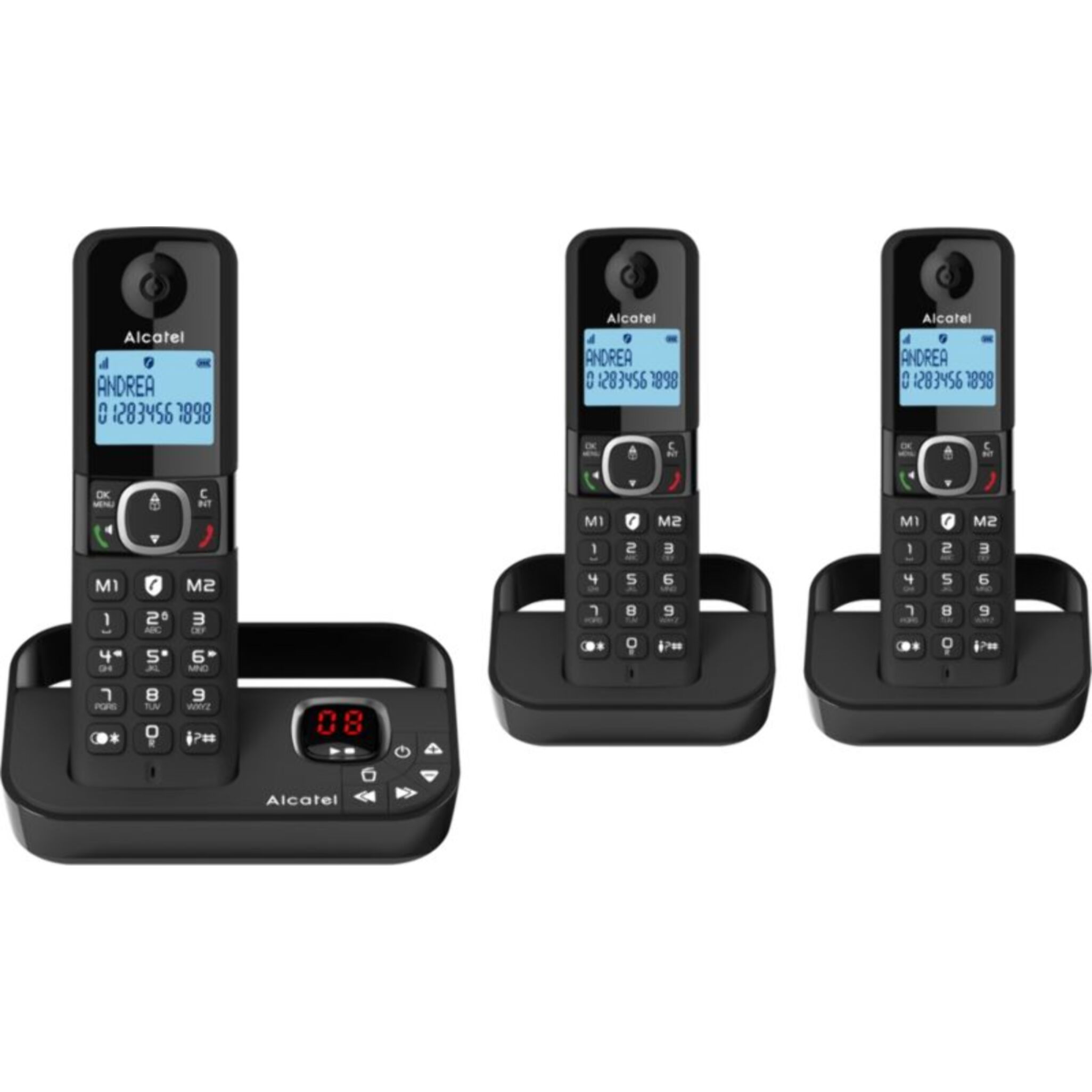 Téléphone sans fil ALCATEL F860 Voice Trio Noir