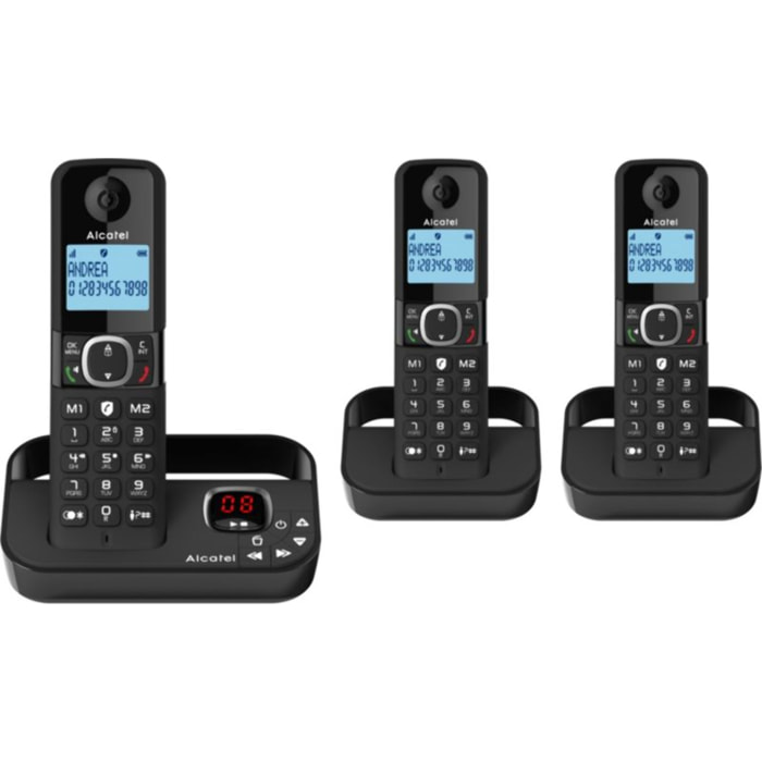 Téléphone sans fil ALCATEL F860 Voice Trio Noir