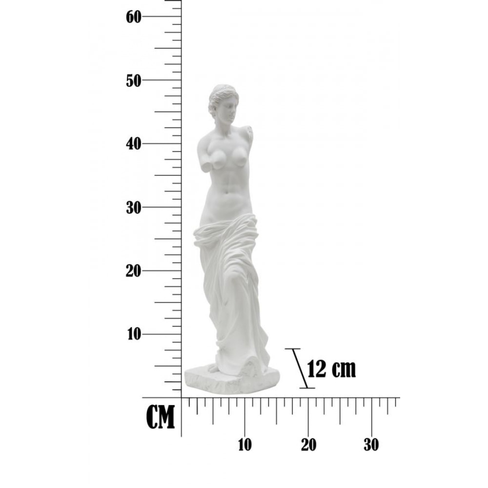 SCULTURA STATUA WOMAN CM 14X12X49