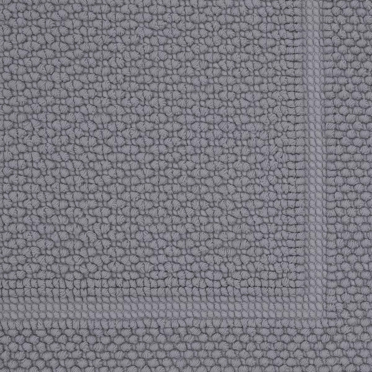 Tapis de bain pur coton 1700 g/m² uni gris Antica gris perle