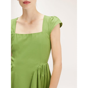 Motivi - Mini dress misto lino - Verde chiaro