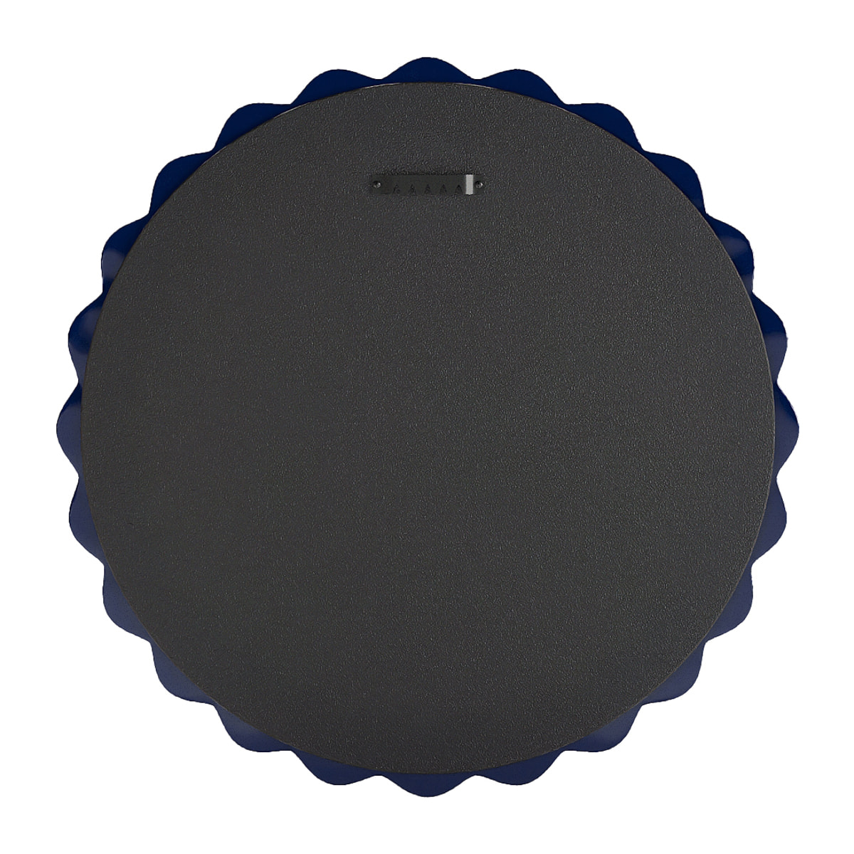 Georgia - Miroir mural design ondulé en céramique bleue