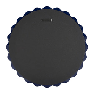 Georgia - Miroir mural design ondulé en céramique bleue