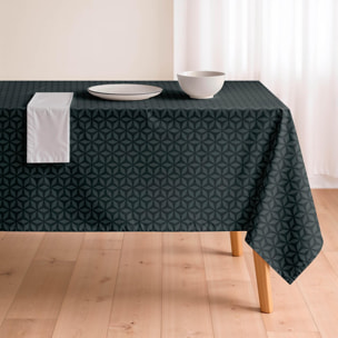 Nappe anti-taches TRAMUNTANA PÉTROLE - en 100 % coton