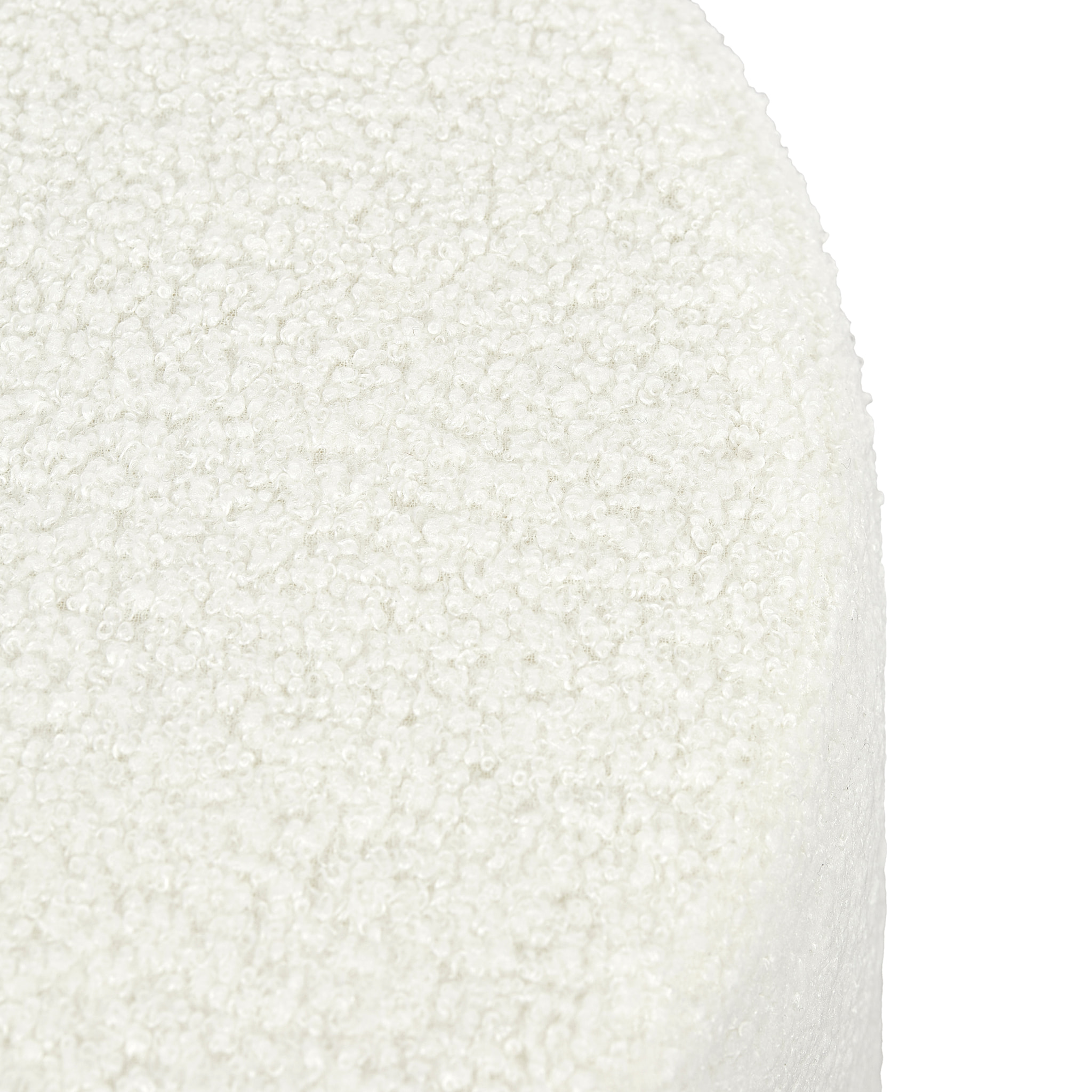 Pouf Bouclette Blanc