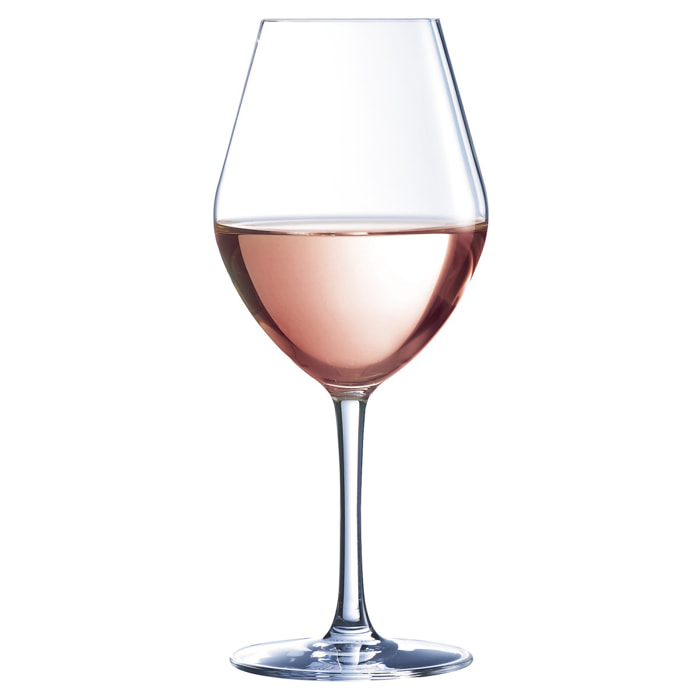 Lys - Lot de 6 verres à pied 35cl