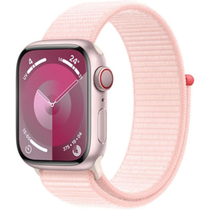 Montre connectée APPLE WATCH Serie 9 Cellular 41mm Aluminium/Rose Loop