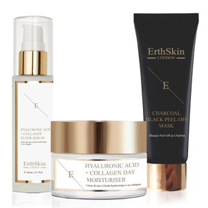 Crema de Día + Sérum de Colágeno + MASCARILLA DE CARBÓN PURIFICANTE