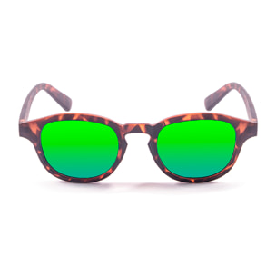 Gafas de sol PALO ALTO LAGUNA BEACH - Demi marrón / Revo verde